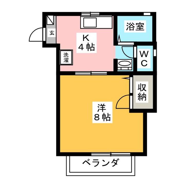 グレイス横割の間取り