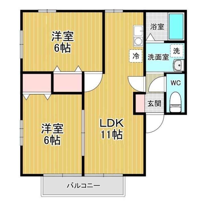 アヴェンティーノの間取り