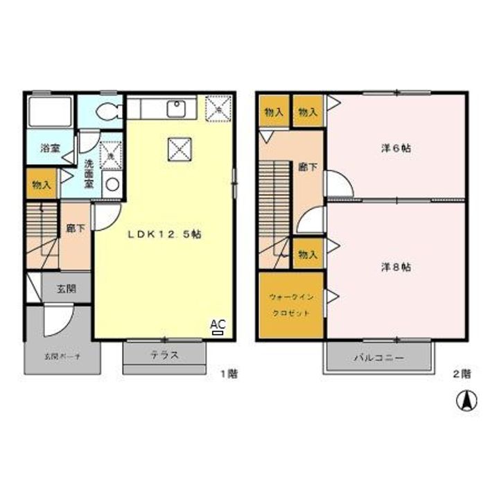 静岡県浜松市中央区和合町(一戸建)の賃貸物件の間取り