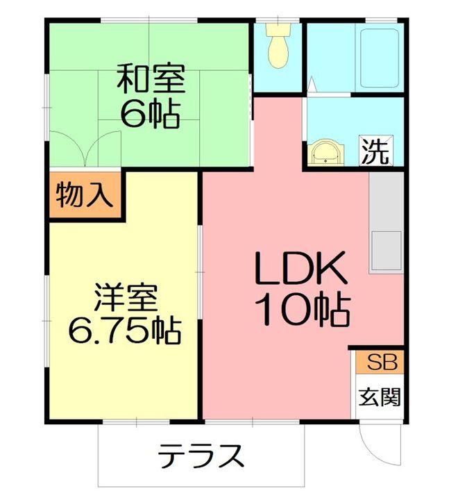 神奈川県小田原市栢山(アパート)の賃貸物件の間取り
