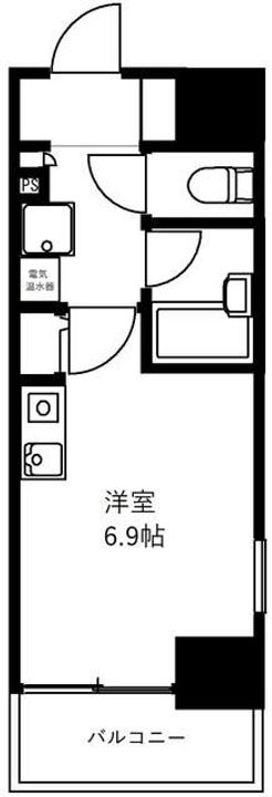 埼玉県越谷市南越谷1(マンション)の賃貸物件の間取り