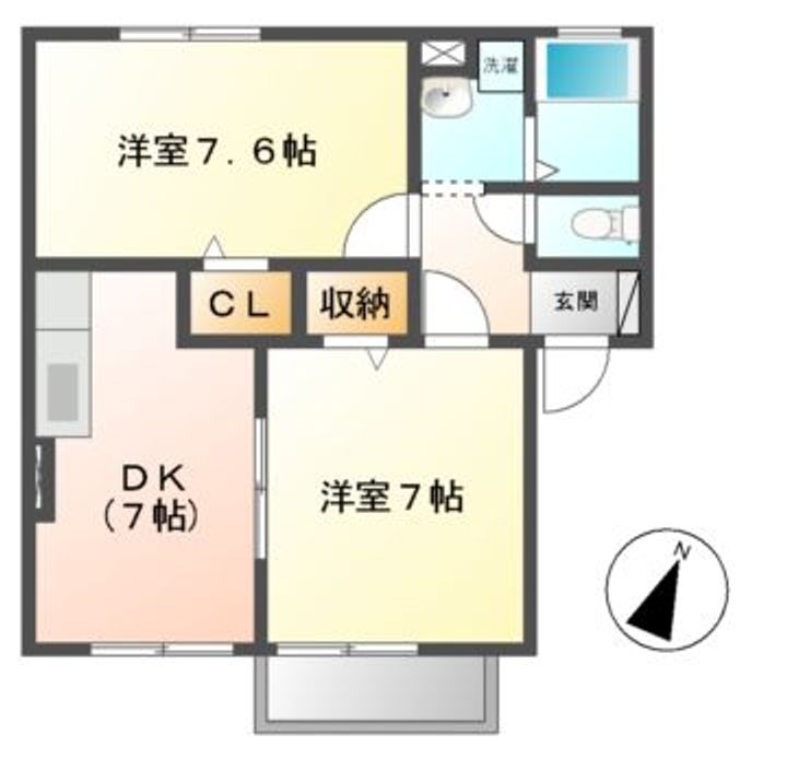 コスモスハウス A~Hの間取り