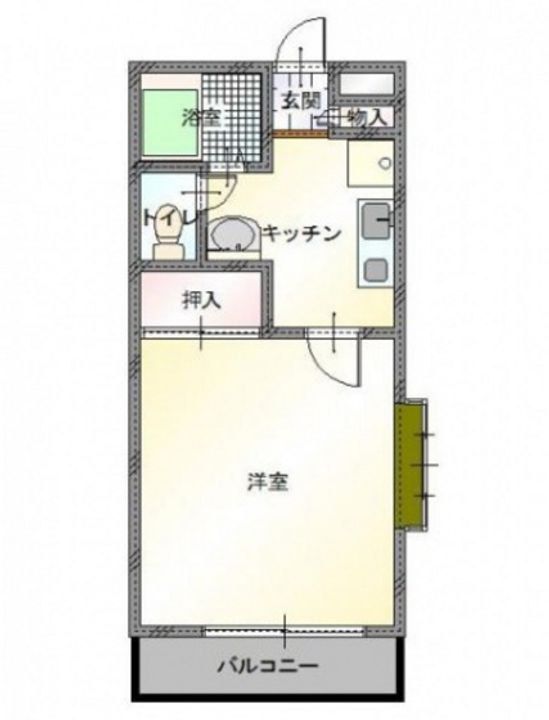 アークヒルズ西古松の間取り