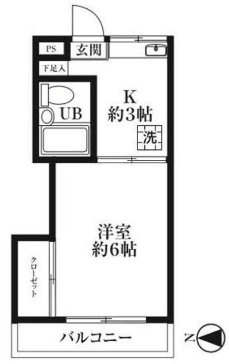 グリーンハイム多摩の間取り