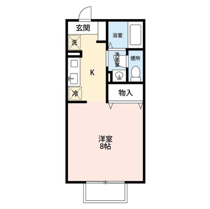 セジュール紫竹の間取り