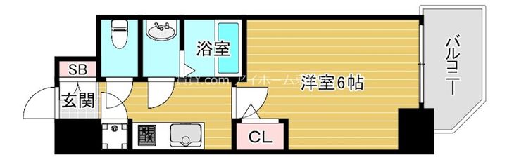 S-RESIDENCE都島Luxの間取り