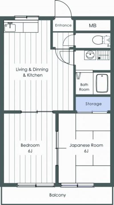 埼玉県比企郡小川町大字小川(マンション)の賃貸物件の間取り