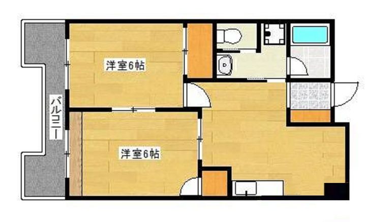 福岡県久留米市荒木町白口(マンション)の賃貸物件の間取り