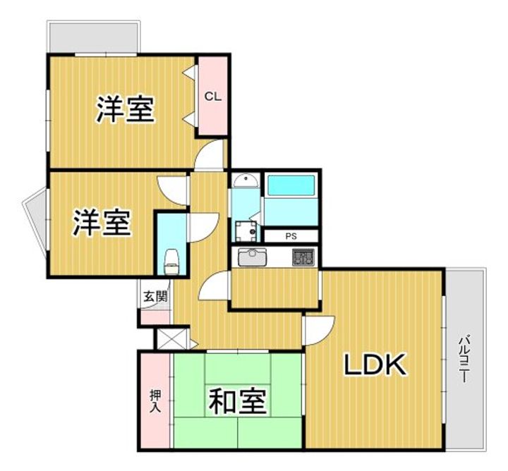 上ヶ原 Twenty Eightの間取り