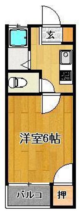オークラファイブBの間取り