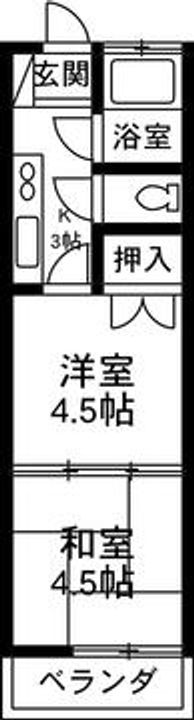 ナラハラコーポの間取り