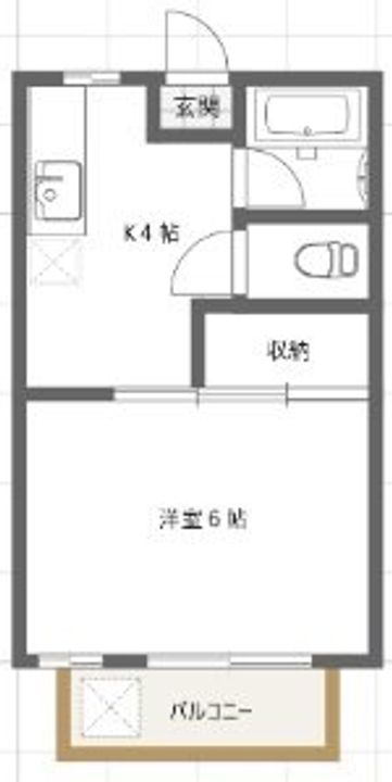 メゾンフローラの間取り