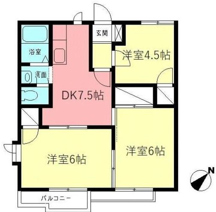 ひばりハイツの間取り