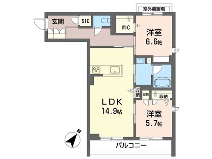 ライデン ヴォーネンの間取り