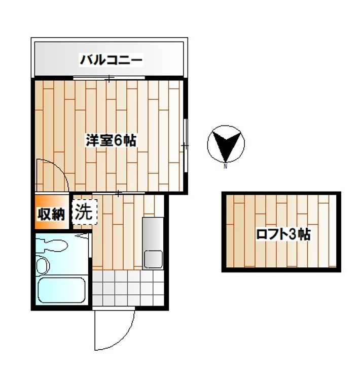 神奈川県横浜市南区南太田4(アパート)の賃貸物件の間取り