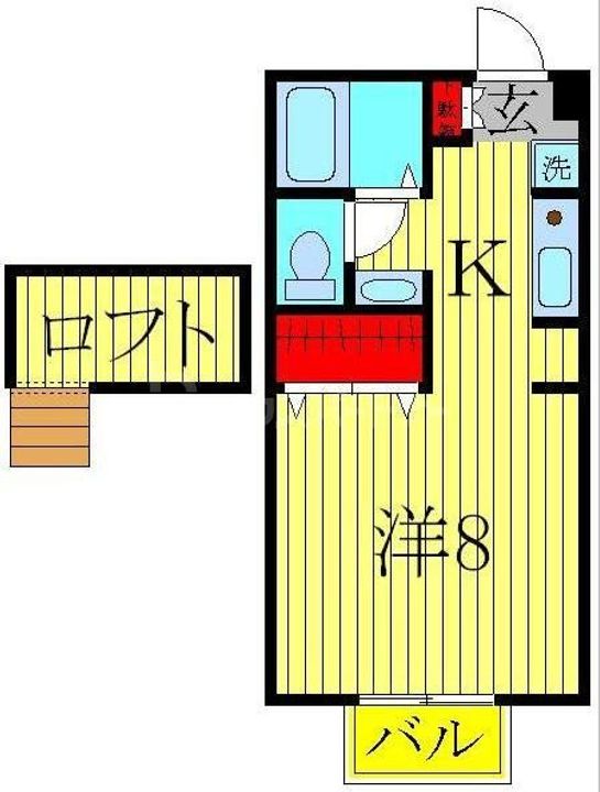 千葉県流山市向小金2(アパート)の賃貸物件の間取り