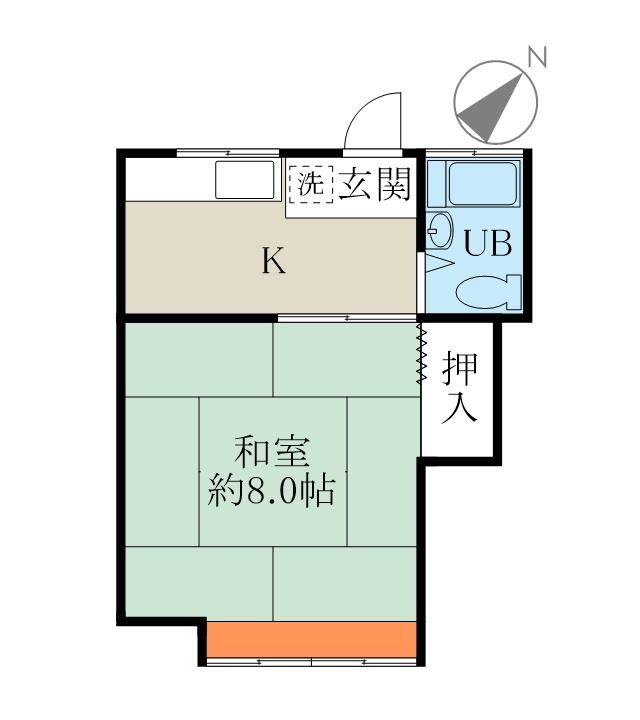 コーポラメール浜浦の間取り