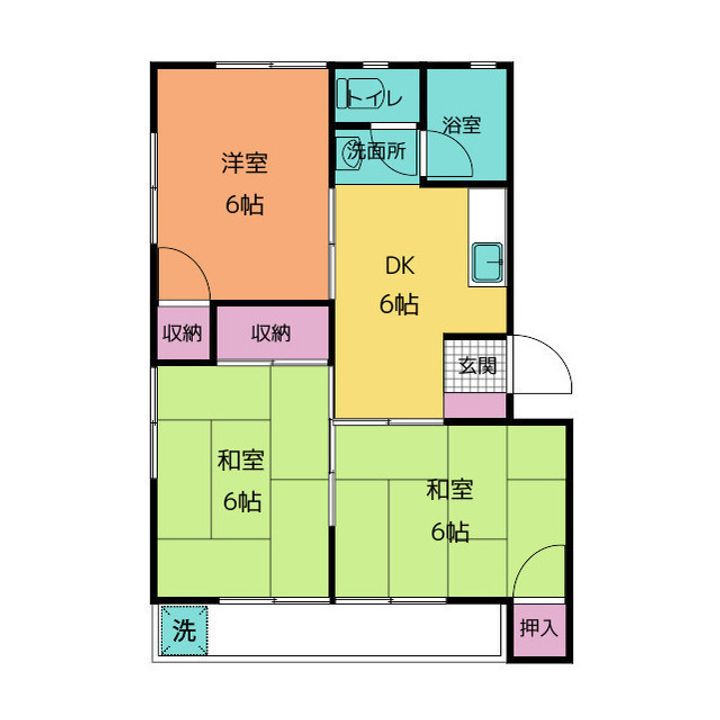 ニュー沢田の間取り