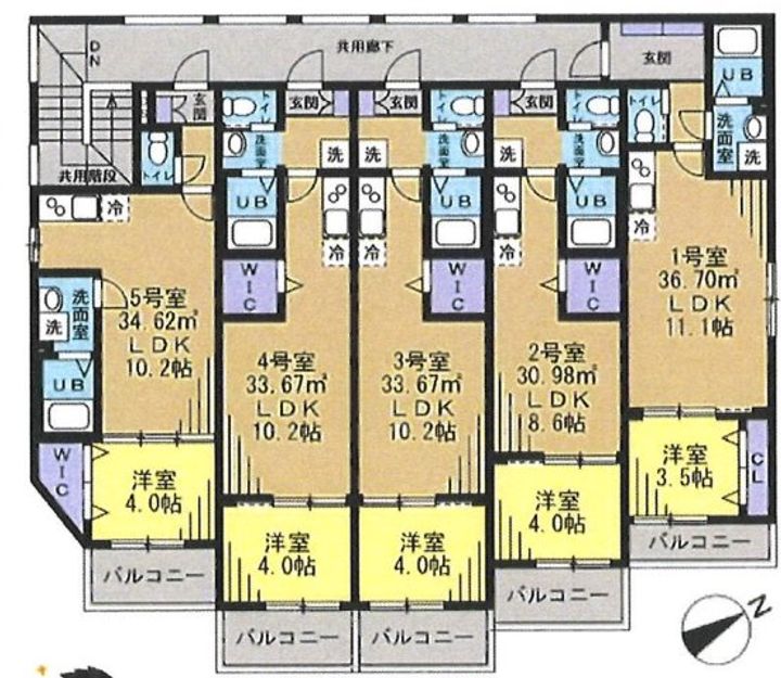 リラフォート津田沼の間取り