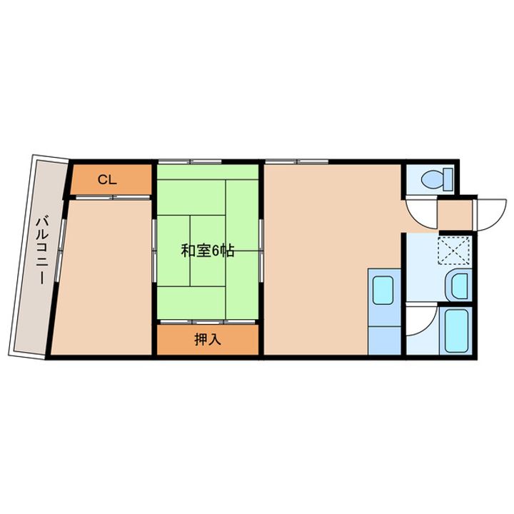 山口県岩国市川西4(マンション)の賃貸物件の間取り