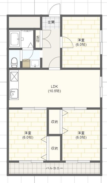 メゾンMの間取り