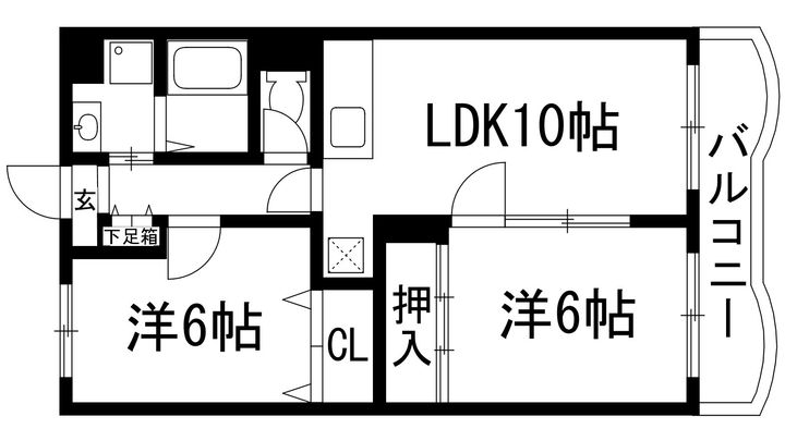 モンベージュの間取り