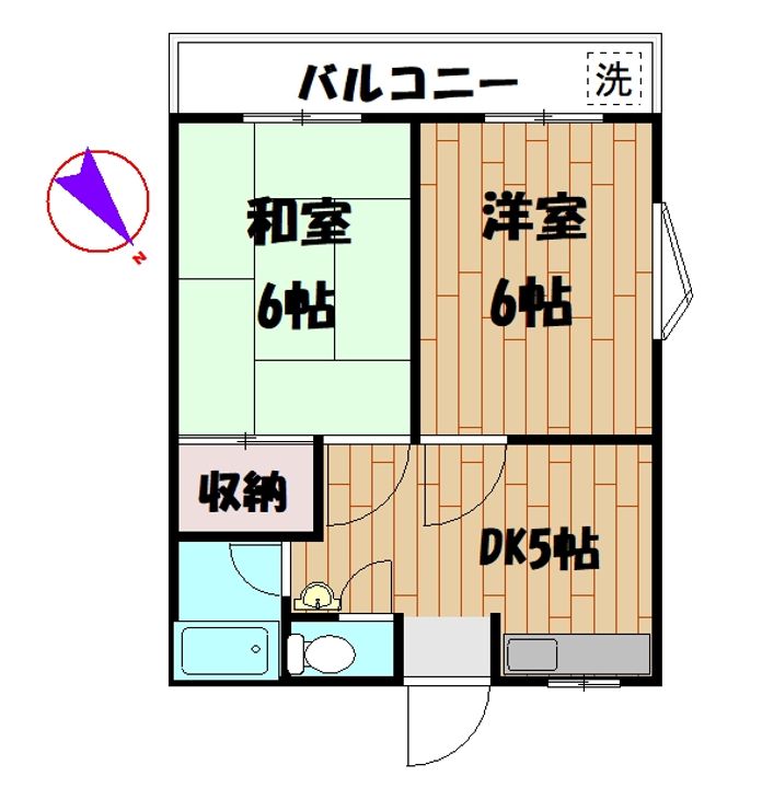 東京都世田谷区玉川台2(マンション)の賃貸物件の間取り