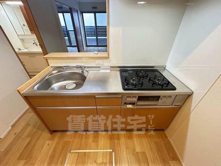 大阪府東大阪市川田1(アパート)の賃貸物件のキッチン