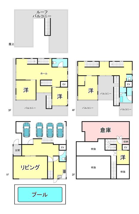 兵庫県神戸市垂水区塩屋町1(一戸建)の賃貸物件の間取り
