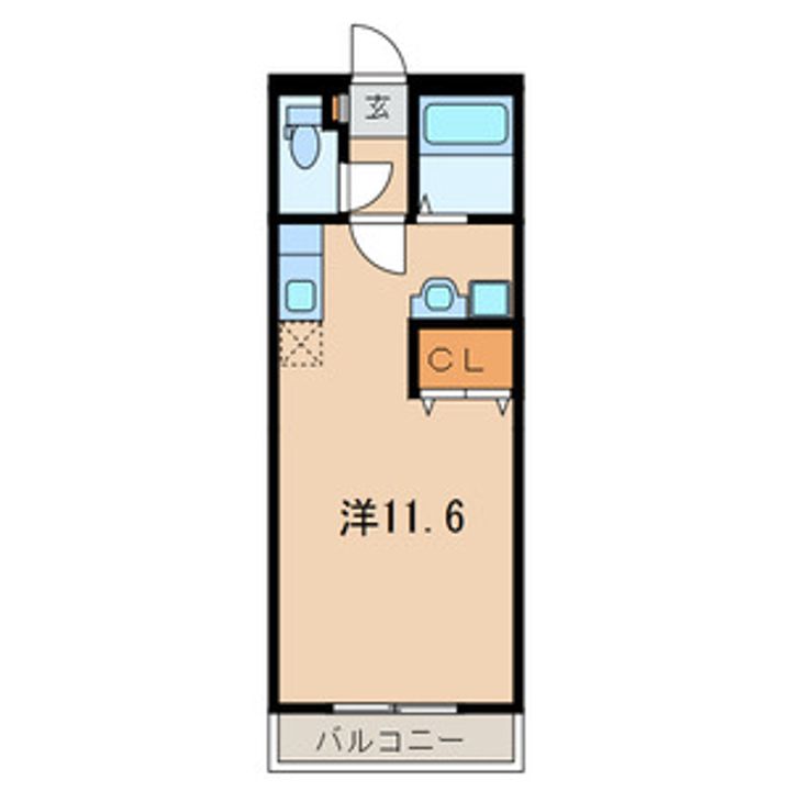 シャンブル英美の間取り