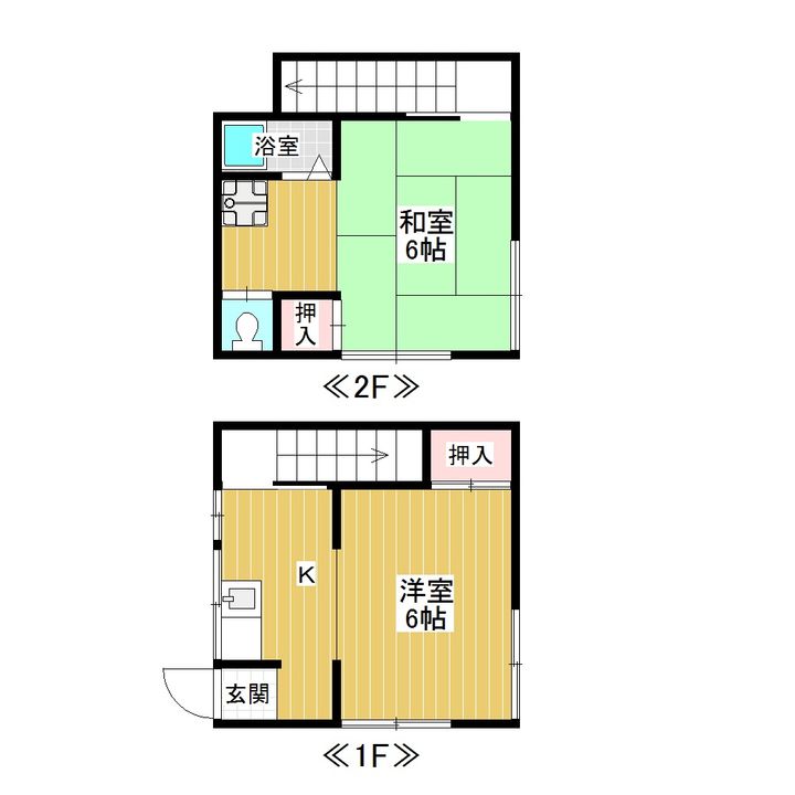 兵庫県神戸市中央区八雲通5(一戸建)の賃貸物件の間取り