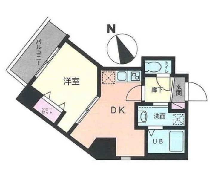 東京都品川区旗の台5(マンション)の賃貸物件の間取り