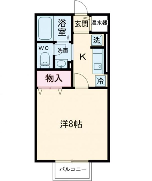 新潟県三条市条南町(アパート)の賃貸物件の間取り