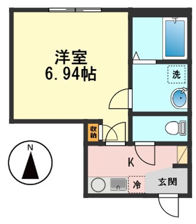 東京都江戸川区中央3(アパート)の賃貸物件の間取り