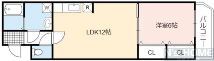 リリーブ1号館の間取り