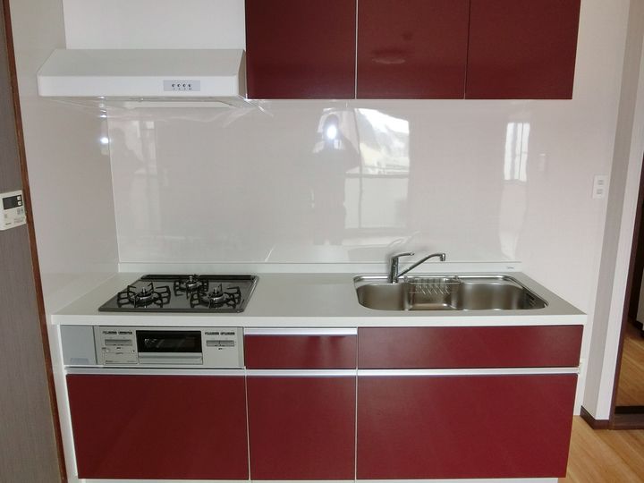 広島県広島市西区中広町1(マンション)の賃貸物件のキッチン