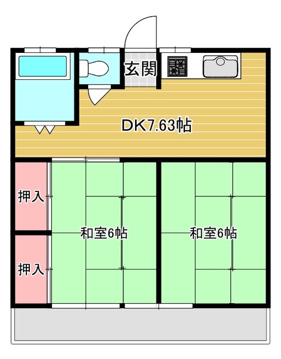 コーポ留ケ谷の間取り