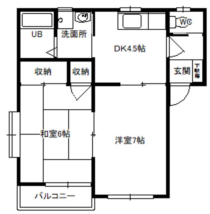 ミルフィーユBの間取り