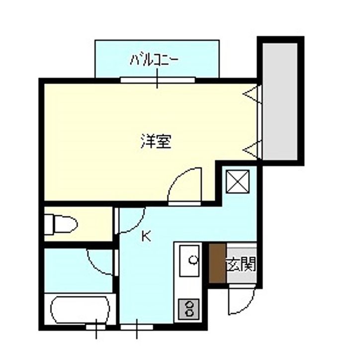 新潟県新発田市大栄町7(アパート)の賃貸物件の間取り