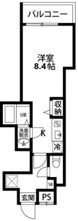 埼玉県草加市栄町3(マンション)の賃貸物件の間取り