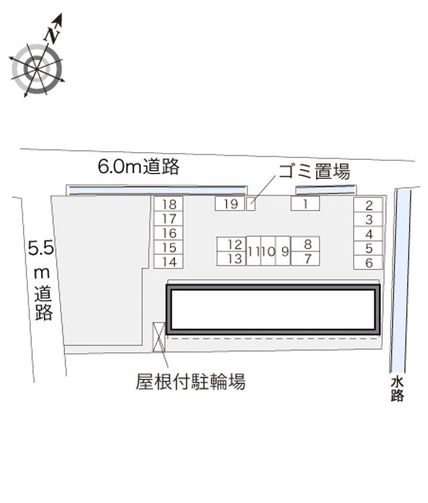 レオパレスカマン セジュールの地図