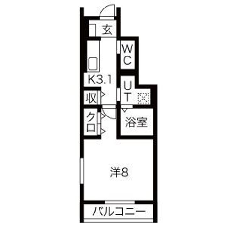 サンバレーAの間取り