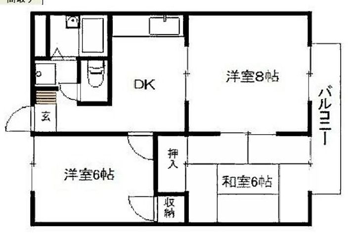 コンフォート松南の間取り
