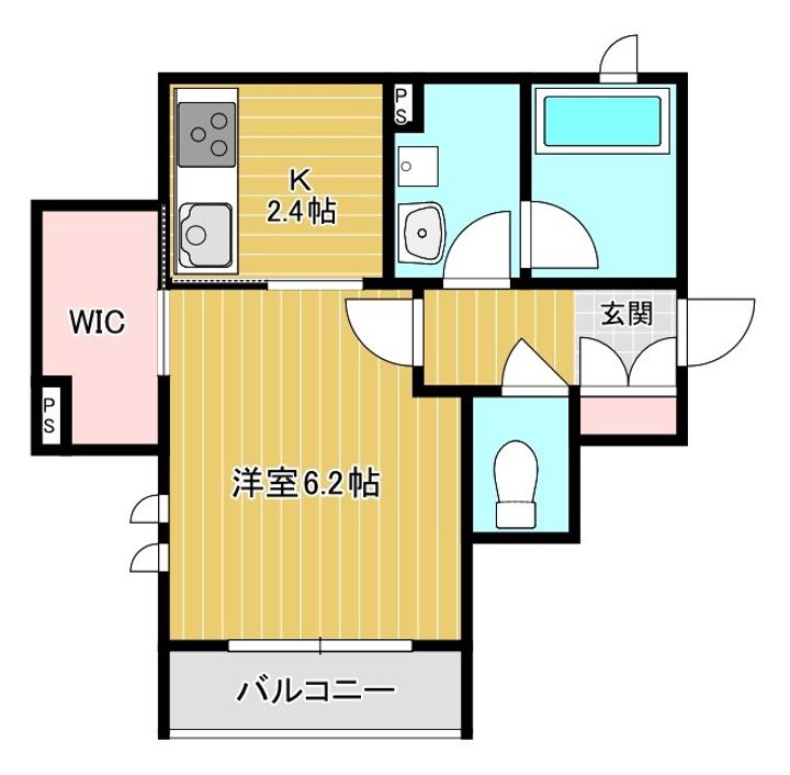 エスト ヴィレ ナカノの間取り