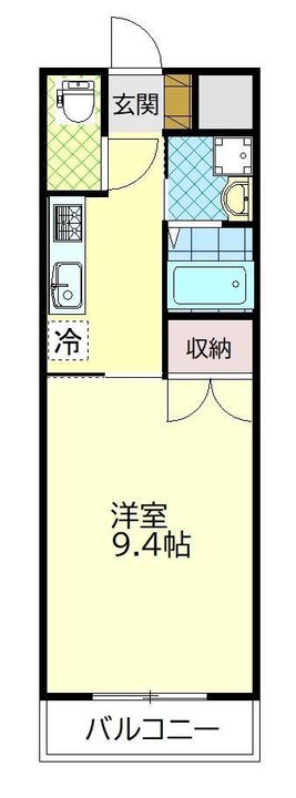 ダンハイツ大在の間取り