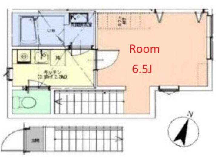 神奈川県横浜市保土ヶ谷区岡沢町(アパート)の賃貸物件の間取り