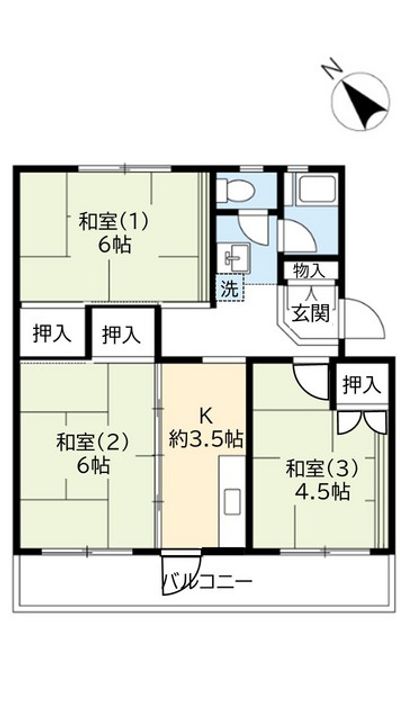 UR南花台の間取り