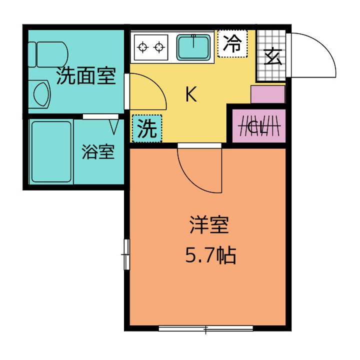 ラピス浜見台の間取り