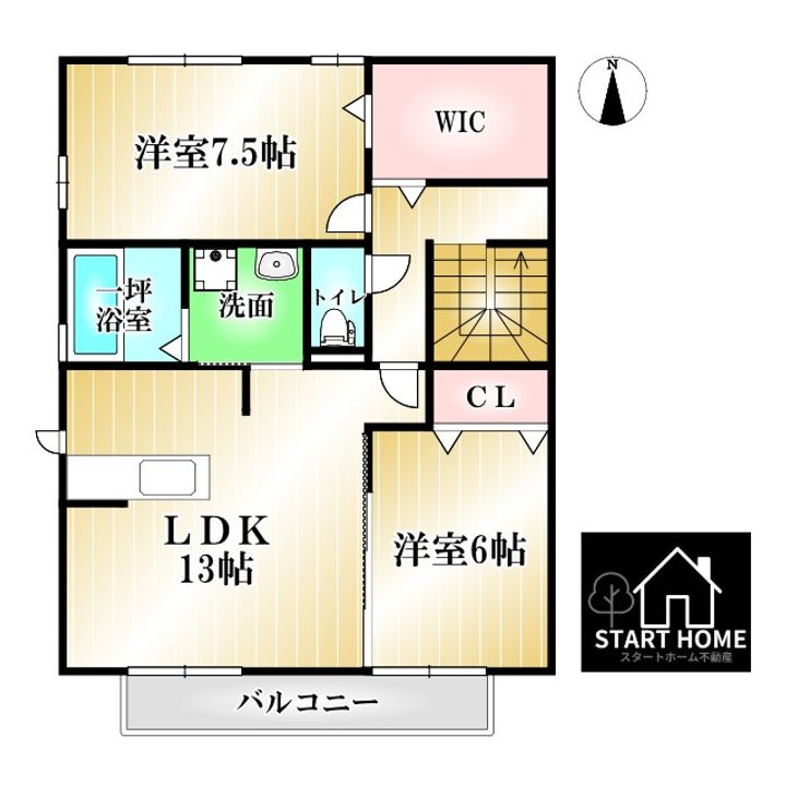 ショコラサトウAの間取り