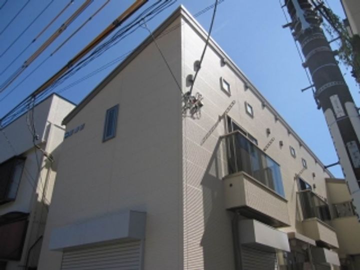 東京都立川市羽衣町2の賃貸アパートの外観